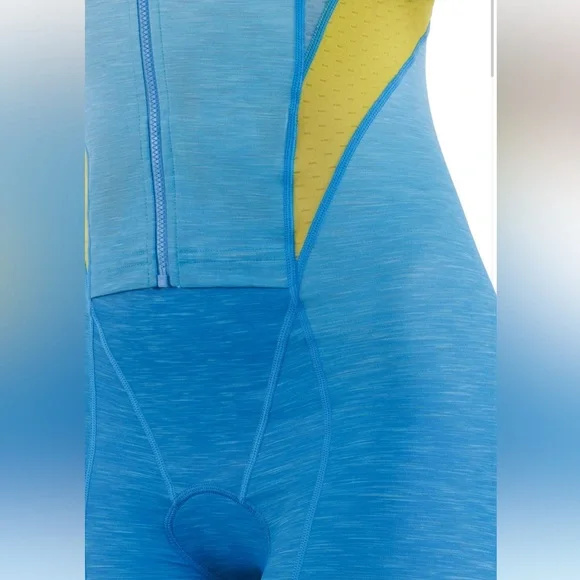 Synergy Pro Sleeveless Racerback Tri Suit in aqua NEW - Picture 8 of 15